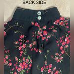 Charm, elegant cheongsam Floral Black and Pink Maxi Dress Size Small Photo 12