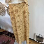 Karen Scott Vintage Sunflower Floral Prairie Skirt Set Cottagecore Yellow L Photo 10