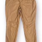 Cato  Faux Leather Skinny Pants Leggings Ankle Length Cocoa Brown M Photo 0