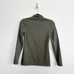 Nobull | Waffle Knit Mock Neck Long Sleeve in Green size XS Photo 3