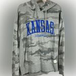 Press Box Kansas Jayhawks Camo Hooded Sweatshirt Photo 0
