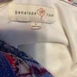 Penelope Rose Boho Floral Midi Dress Sz Large Fairy Garden White Photo 6