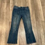 Pilcro and the Letterpress Pilcro Flare Leg Jeans Patchwork Pockets High Rise Denim Size 26 Photo 7