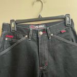 Fubu The Collection vintage black cotton carpenter Jeans Pants wide leg Y2K 7/8 Size undefined Photo 3