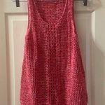 Gap  Pink Crochet Knit Scoop Neck Sleeveless Tank XS Photo 0