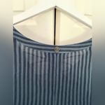 Billabong Finding Happiness Shirt Blouse Striped Lace Up Top Size Small Photo 6