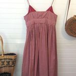 Alexandra Bartlett Gingham Cotton Midi Dress​ Red Size 2 Photo 5