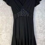 Maurice's Y2K VTG Babydoll Dress Medium Black Flounce Sleeve Whimsigoth Gilmore Girls Photo 0