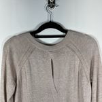 Lululemon Lead With Your Heart Cashmere Blend Open Back Sweater Pink Sz 8 Photo 5