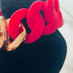 Marc Jacobs Marc by Pink Turnlock Rubber Bracelet Photo 0