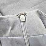 Larry Levine Suits Silver Pencil Zipper Knee Length Bottom Skirt Plus 18 Photo 5