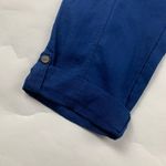 J. Jill Dark Marine Blue Linen Cuffed Ankle Lounge Pant XL Photo 5