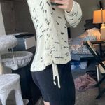 Alya Black And White Sweater Photo 1