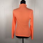 SKIMS  Fits Everybody Long Sleeve Turtleneck Top Neon Orange Wms L EUC Photo 1