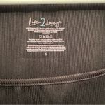 NWOT Live 2 Lounge Black Square Neck Ribbed Lounge Tank Photo 2