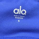 Alo Yoga Illusion 4 Blue Black Colorblock Athletic Leggings Women's Small Photo 4