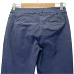 Boden Navy Blue Slim Straight Cotton Chino Pants Preppy Casual Pant Size 4 Long Photo 3