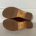 Jeffrey Campbell  sz9 Beffany dark brown loafer heels clog slip on chain buckle Photo 4