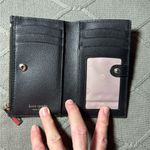 Kate Spade VTG Card Holder Wallet Pattern Floral Black White Hippie Boho Small Photo 4