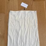 Lovers + Friends  Maxi Skirt Satin Size S Cream Photo 1