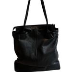 Banana Republic  Leighton Black Leather Tote Shoulder Bag Photo 5