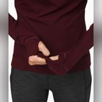 Lululemon Outrun the Elements 1/2 Zip Long Sleeve Running Top in Garnet Size 4 Photo 6