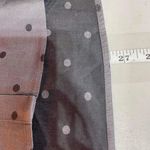 Foxcroft  Women's‎ Non-Iron Shaped Polka Dot Button Front Shirt Black Gray Size 8 Photo 5