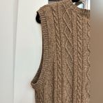 Anthropologie Current Air Cable-Knit Midi Brown Sweater Dress Plus Size 2X Photo 6