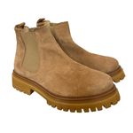 Enzo Tesoti Excellent Condition tan suede Chelsea boots size 40 Photo 0