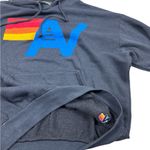 Aviator Nation NEW Charcoal Logo Pullover Relaxed Hoodie Sweatshirt Size XS Photo 6