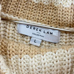 Derek Lam  10 Crosby Button Neck Striped Sweater Photo 4
