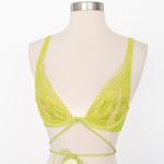 Savage X Fenty. Caged Lace Unlined Bra with Tie. Photo 2