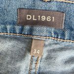 DL1961 Blue Hepburn Wide Leg Jeans Photo 3