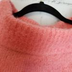 Anthropologie MOTH CORAL WOOL ALPACA MOCK NECK SWEATER LP Photo 4