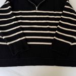 ZARA  Striped Quarter Zip Photo 2