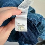 Faherty  Isha Dress Indigo Blue Denim Chambray Size Medium Casual Summer Photo 6