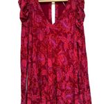 Free People  Hello Lover Red Mini Dress - Size XS Photo 2