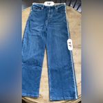 Free People  Women’s Sz 27 Wales Wide Leg‎ High Waisted Cropped Jeans Photo 10