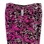 Nasty Gal Black Velvet Hot Pink Sequin Flare Pants New Photo 4