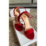 Size 5 cute sexy red heels. Photo 1