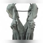 Birdy Grey “Michelle” Chiffon Dress in Sage Size 2XL Photo 4