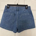 NWT Madewell Women's Blue High Rise Sailor Edition Pockets Shorts 28 Photo 6