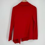 Kensie Stitch Fix  Red Mally Ponte Asymmetrical Draped Knit Jacket Size Small Photo 8