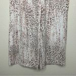 REWASH  Linen Blend Animal Print Wide Leg Pull On Pants Photo 8