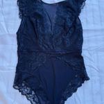 Cider  Navy Lace Top Photo 0