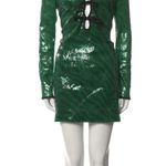 The Wolf Gang Brillo Sequin Dress in Green, Size M Green Size M Photo 4