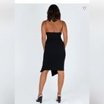 Princess Polly  Black Asymmetrical One-Shoulder Cocktail Dress Photo 5