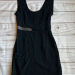 Tibi Black Sequins Mini Cocktail Dress Size 8 Photo 0
