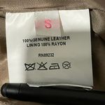 Jill Stuart  Italy Genuine Leather Suede‎ Trucker Jacket size small Photo 3