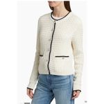 Rag and Bone  Daria Textured Cotton Cardigan - Size XS Photo 2